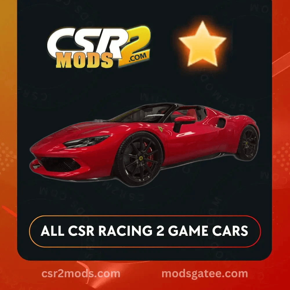 CSR2 Ferrari 296 Gts Gold Stars Car | CSR2 MODS