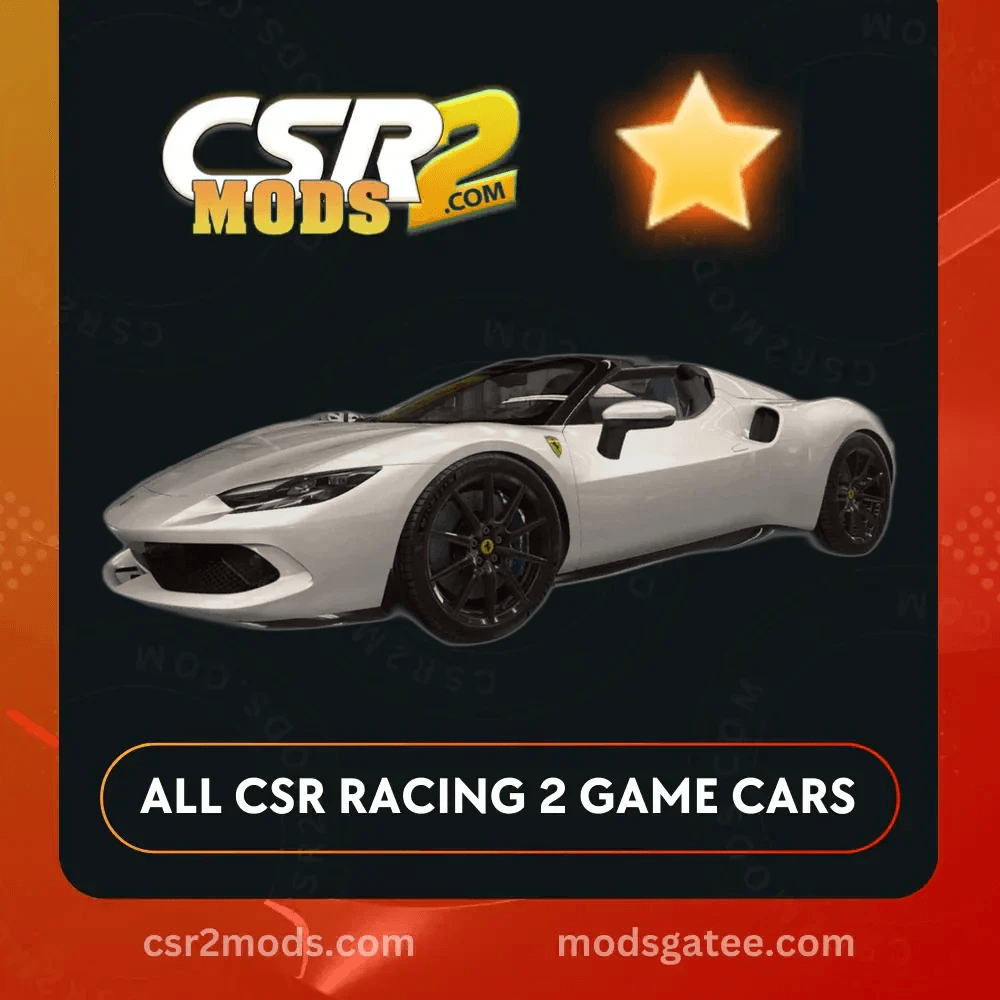 CSR2 Ferrari 296 Gts Gold Stars Car | CSR2 MODS