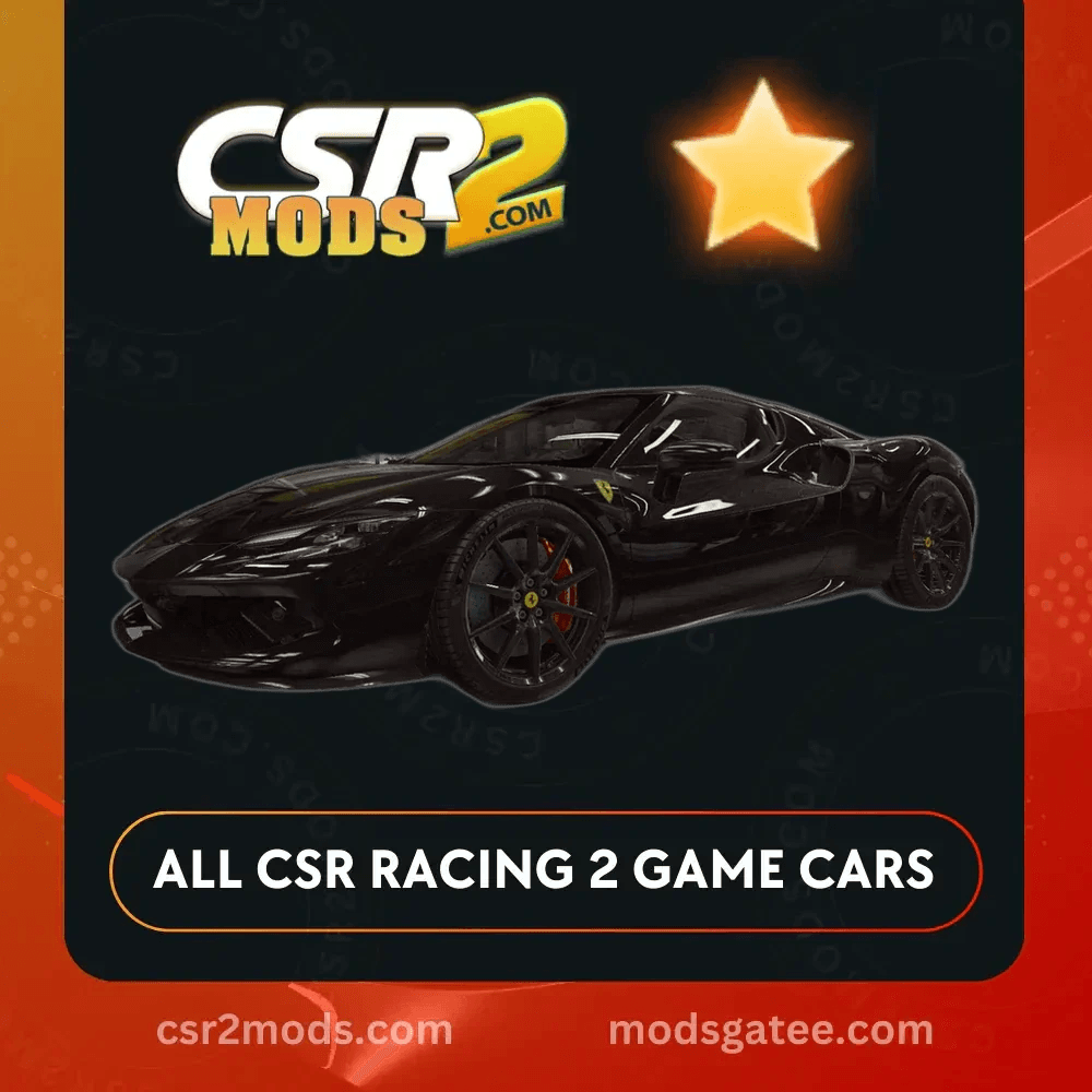 CSR2 Ferrari 296 GTB Gold Stars CSR2 Car