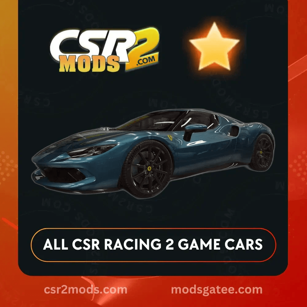 CSR2 Ferrari 296 Gtb Gold Stars Car | CSR2 MODS