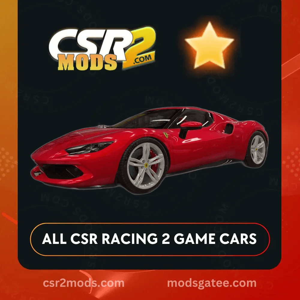 CSR2 Ferrari 296 Gtb Gold Stars Car | CSR2 MODS