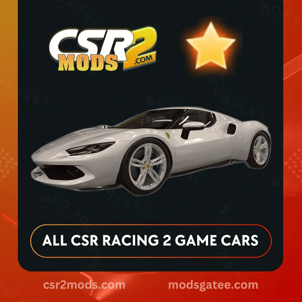 CSR2 Ferrari 296 Gtb Gold Stars Car | CSR2 MODS