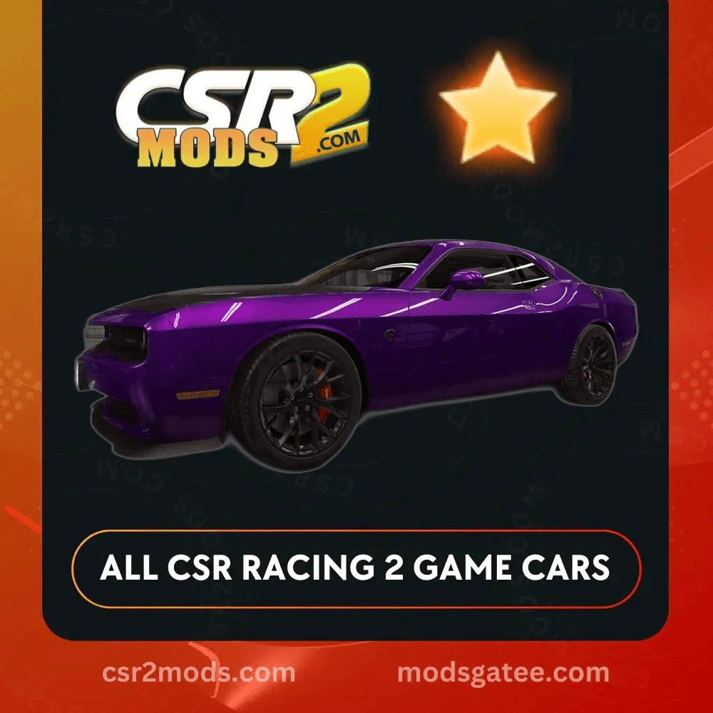 CSR2 Dodge Srt Hellcat Gold Stars Car | CSR2 MODS