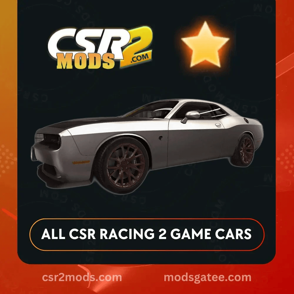 CSR2 Dodge Srt Hellcat Gold Stars Car | CSR2 MODS