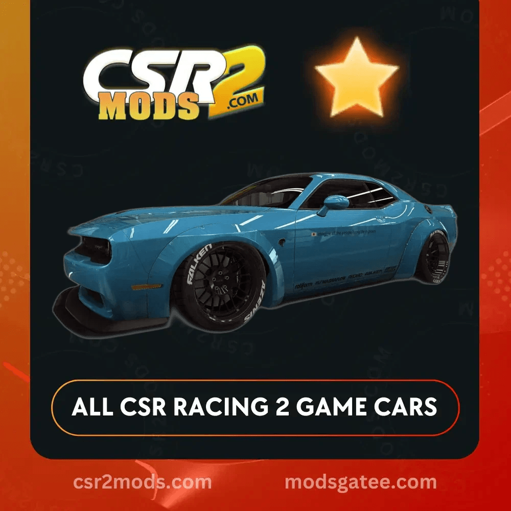 CSR2 Dodge LB SRT Hellcat Gold Stars CSR2 Car — image 2