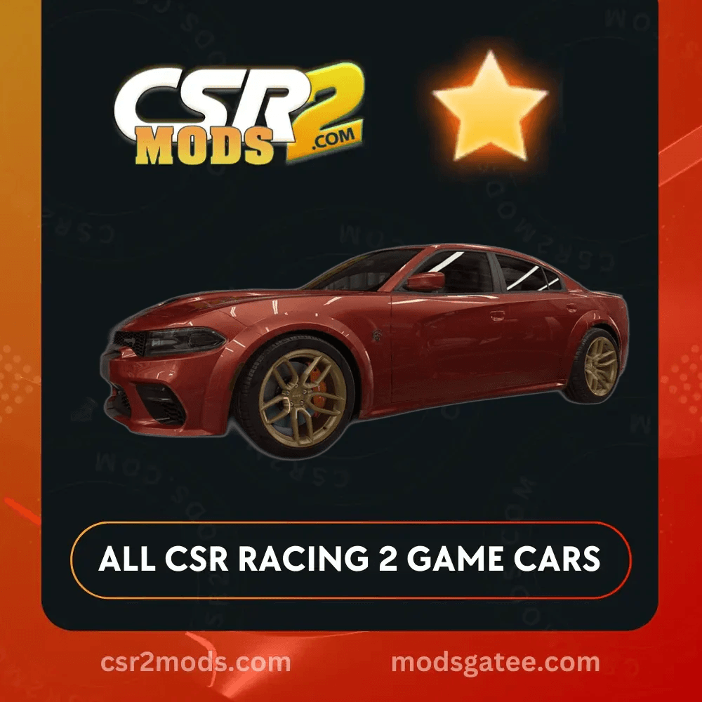 CSR2 Dodge Charger Srt Hellcat Redeye Gold Stars Car | CSR2 MODS