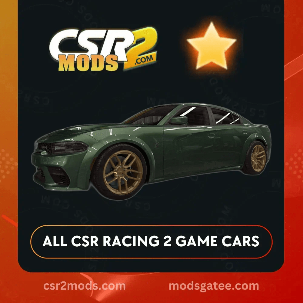 CSR2 Dodge Charger Srt Hellcat Gold Stars Car | CSR2 MODS