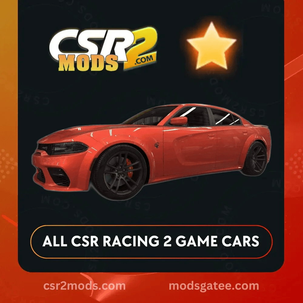 CSR2 Dodge Charger Srt Hellcat Gold Stars Car | CSR2 MODS
