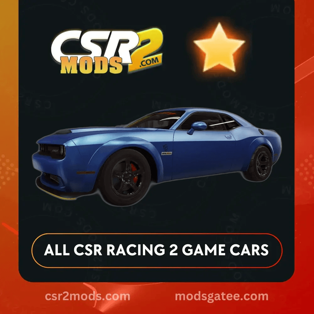 CSR2 Dodge Challenger SRT Demon HPE1200 Gold Stars CSR2 Car