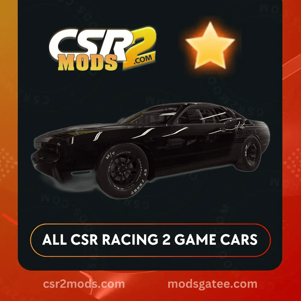 CSR2 Dodge Challenger Mopar Drag Pak Gold Stars CSR2 Car