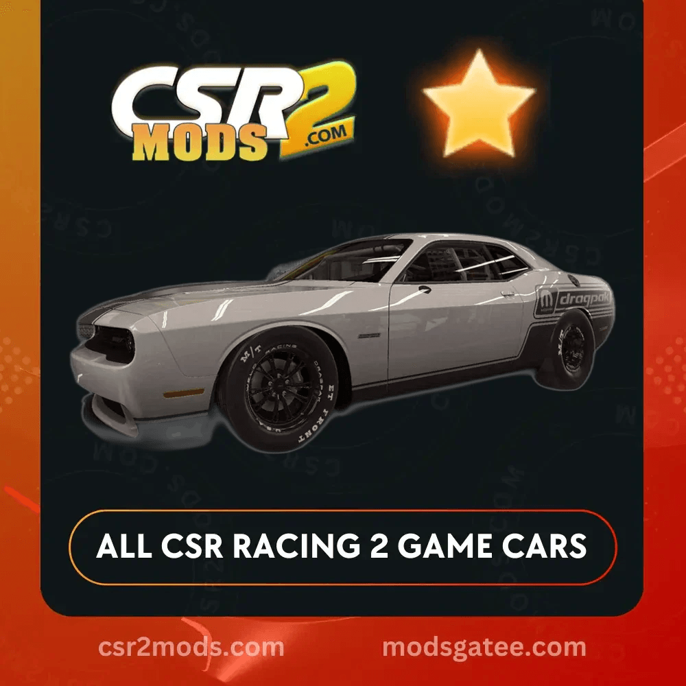 CSR2 Dodge Challenger Mopar Drag Pak Gold Stars Car | CSR2 MODS