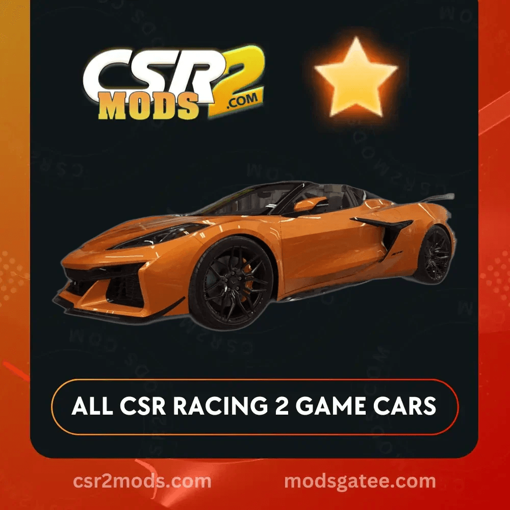 CSR2 Chevrolet Corvetter Z06 Convertible Gold Stars CSR2 Car — image 4
