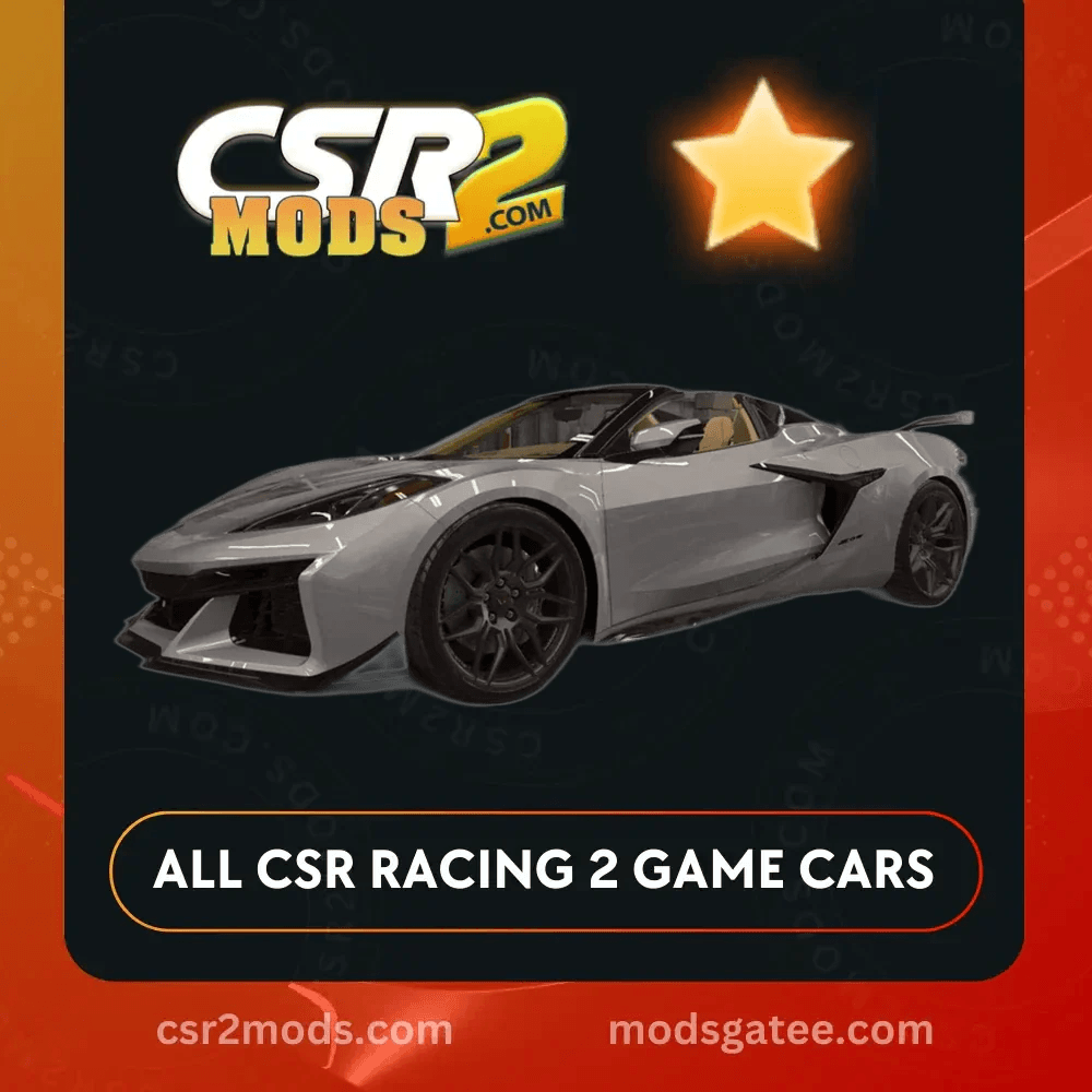 CSR2 Chevrolet Corvetter Z06 Convertible Gold Stars CSR2 Car — image 6