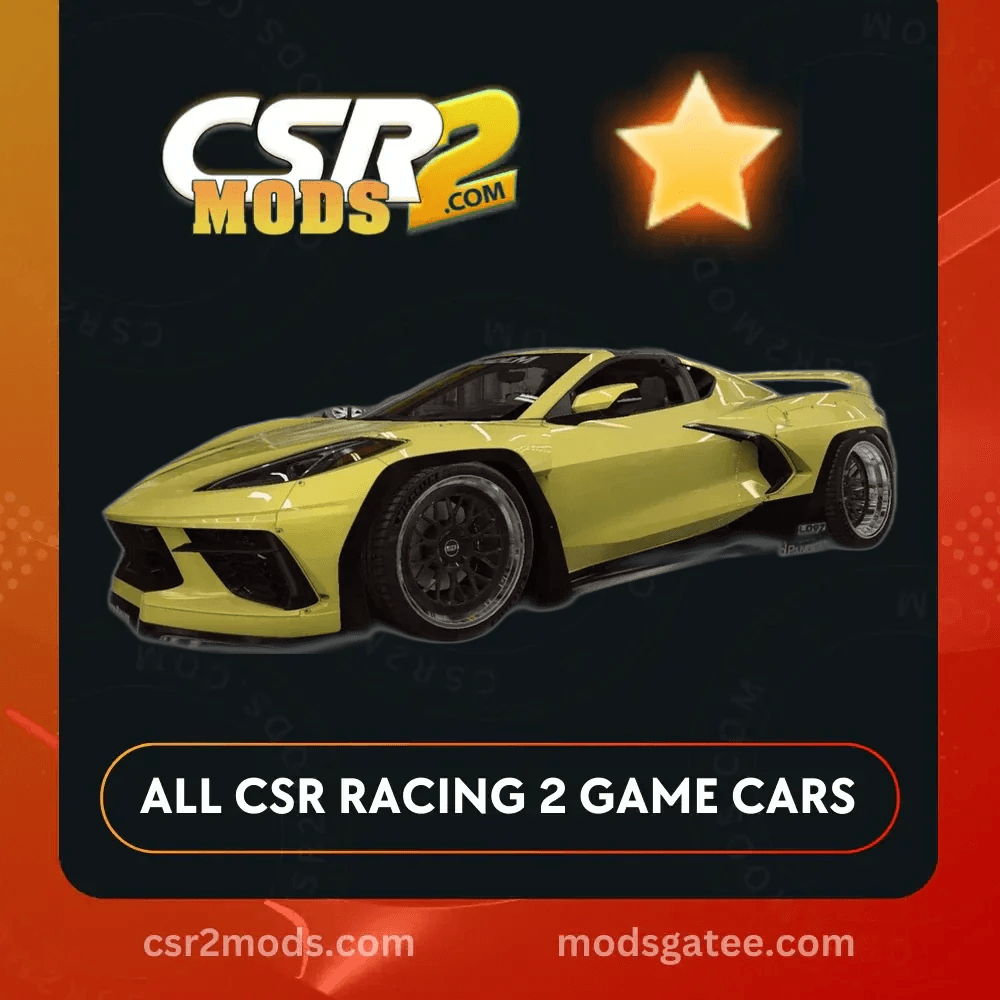 CSR2 Chevrolet Rocket Bunny Corvette Stingray Gold Stars Car | CSR2 MODS