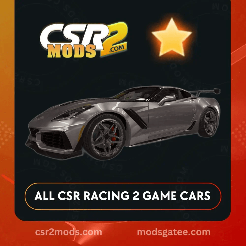 CSR2 Chevrolet Corvette Zr1 Gold Stars Car | CSR2 MODS