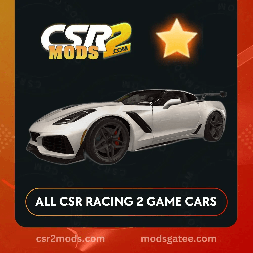 CSR2 Chevrolet Corvette Zr1 Gold Stars Car | CSR2 MODS