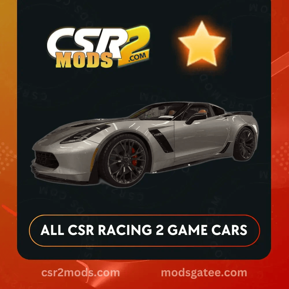 CSR2 Chevrolet Corvette Z06 Gold Stars Car | CSR2 MODS
