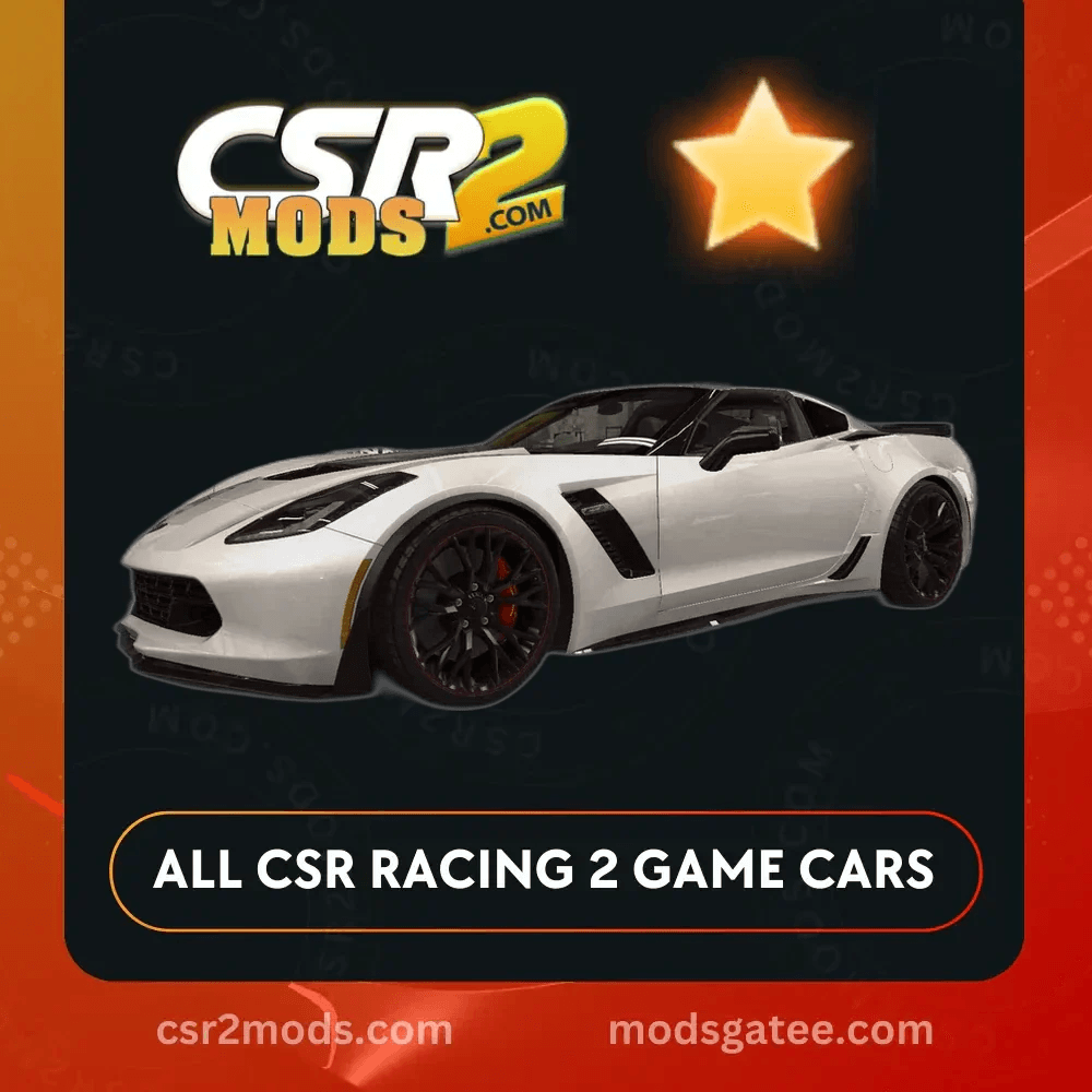 CSR2 Chevrolet Corvette Z06 Gold Stars Car | CSR2 MODS