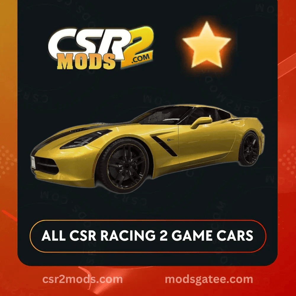 CSR2 Chevrolet Corvette Stingray Gold Stars Car | CSR2 MODS