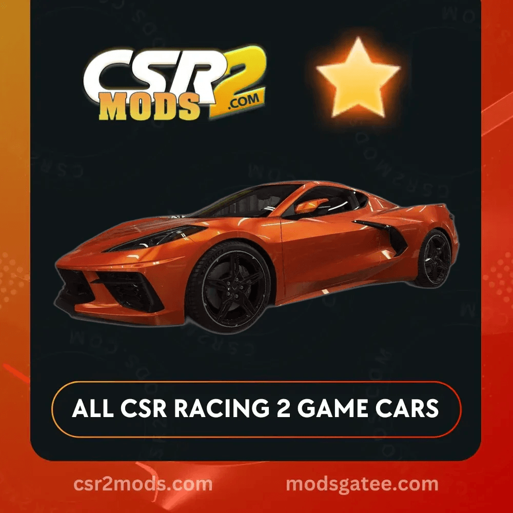 CSR2 Chevrolet Corvette Stingray 2020 Gold Stars Car | CSR2 MODS