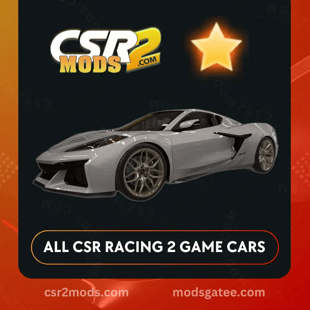 CSR2 Chevrolet Chorvette Z06 2023 Gold Stars Car | CSR2 MODS