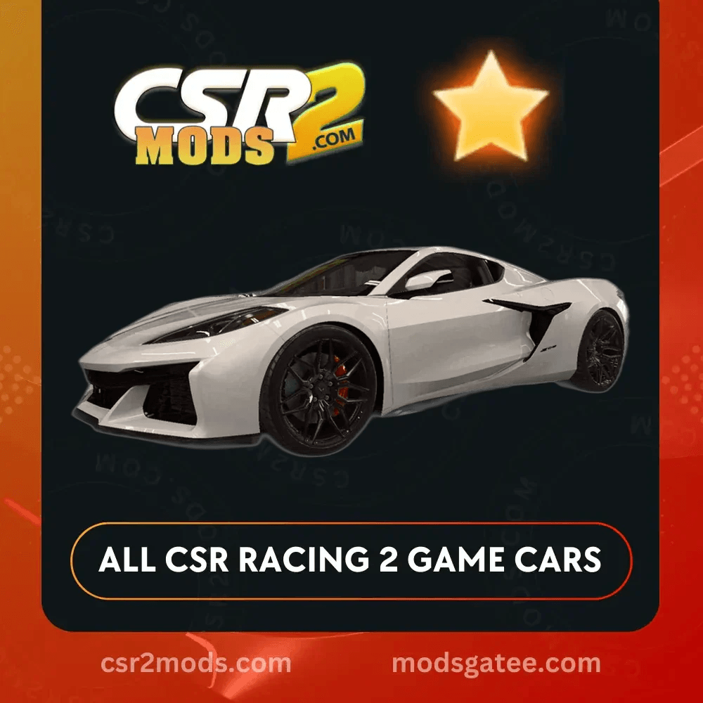 CSR2 Chevrolet Chorvette Z06 2023 Gold Stars Car | CSR2 MODS