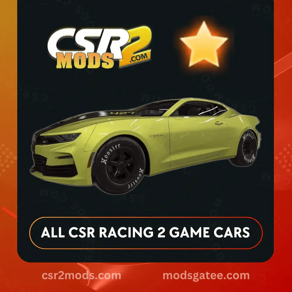 CSR2 Chevrolet Copo Camaro Gold Stars Car | CSR2 MODS