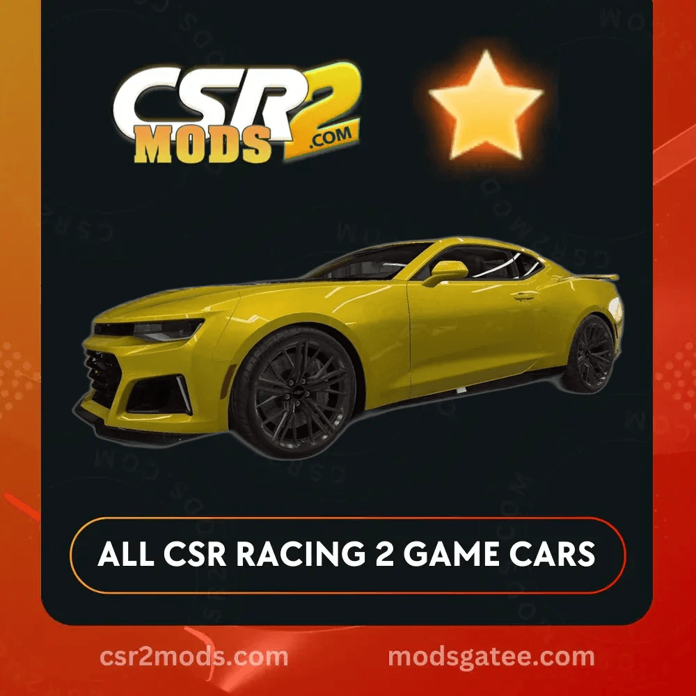 CSR2 Chevrolet Camaro Zl1 Gold Stars Car | CSR2 MODS