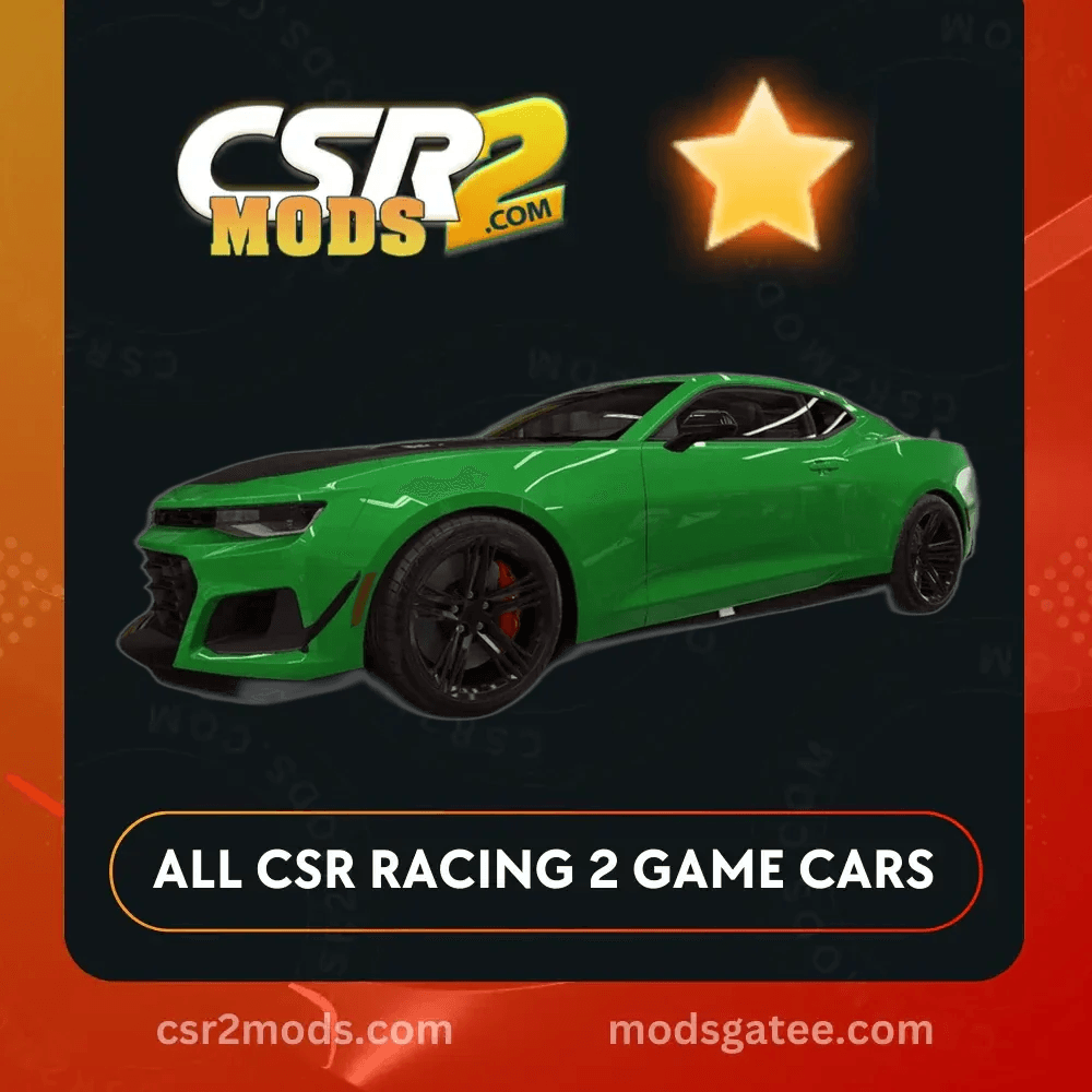 CSR2 Chevrolet Camaro Zl1 1Le Gold Stars Car | CSR2 MODS