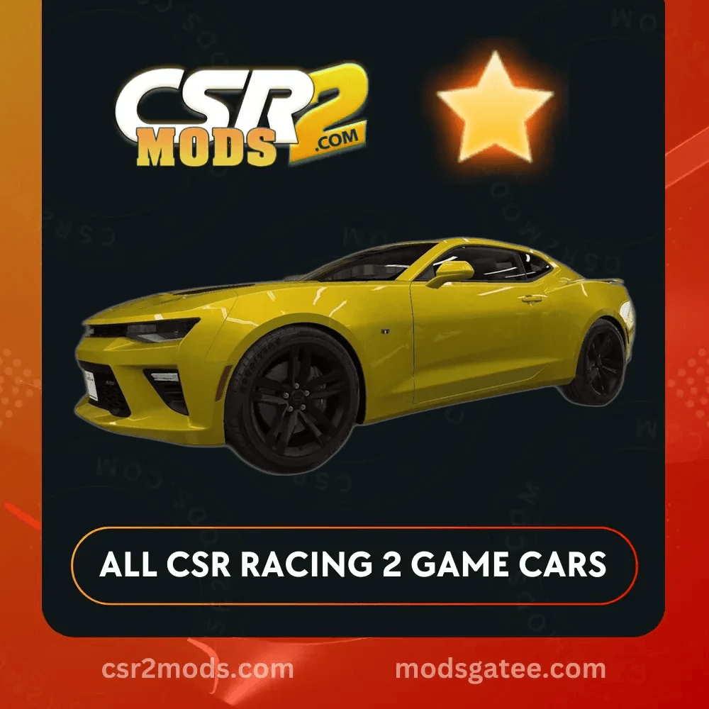 CSR2 Chevrolet Camaro Ss Gold Stars Car | CSR2 MODS