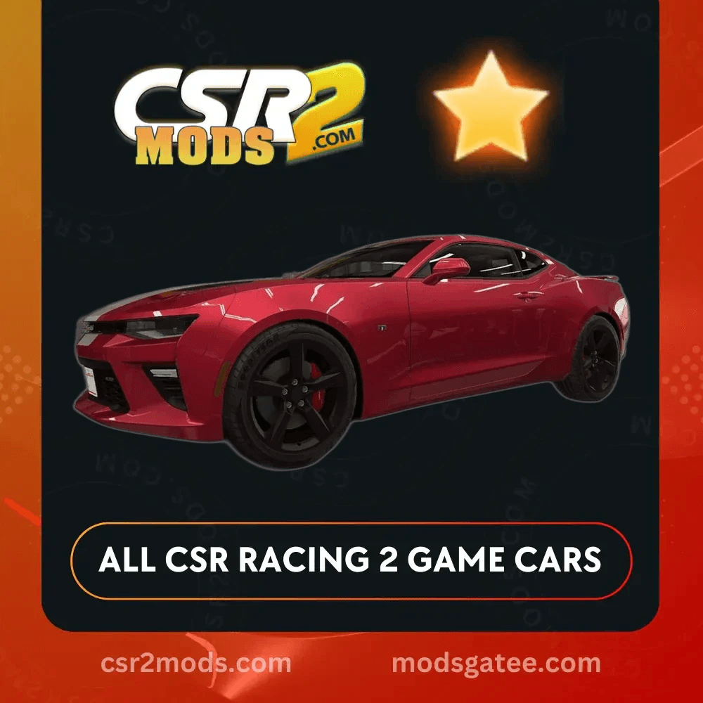 CSR2 Chevrolet Camaro Ss Gold Stars Car | CSR2 MODS