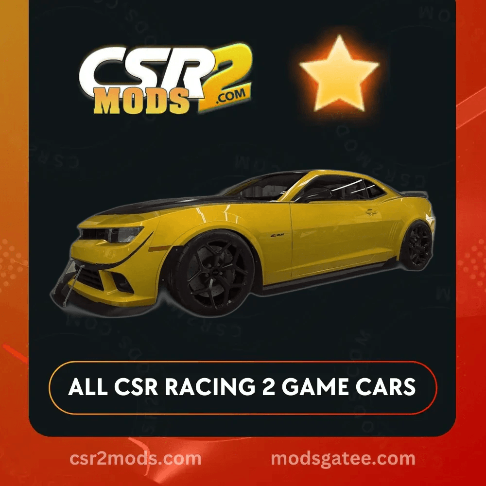 CSR2 Chevrolet Asc Camaro Z28 Gold Stars Car | CSR2 MODS