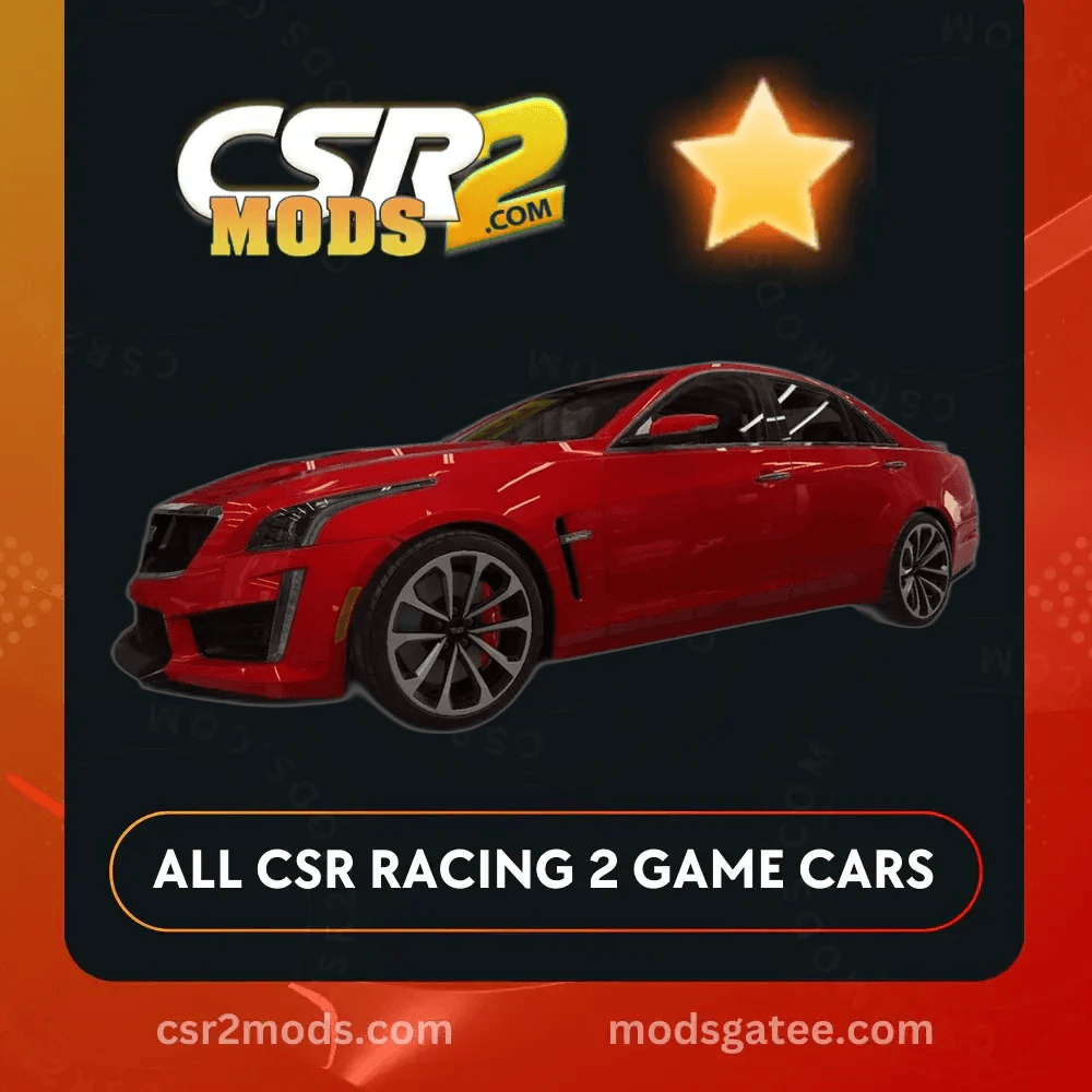 CSR2 Cadillac Cts V Gold Stars Car | CSR2 MODS