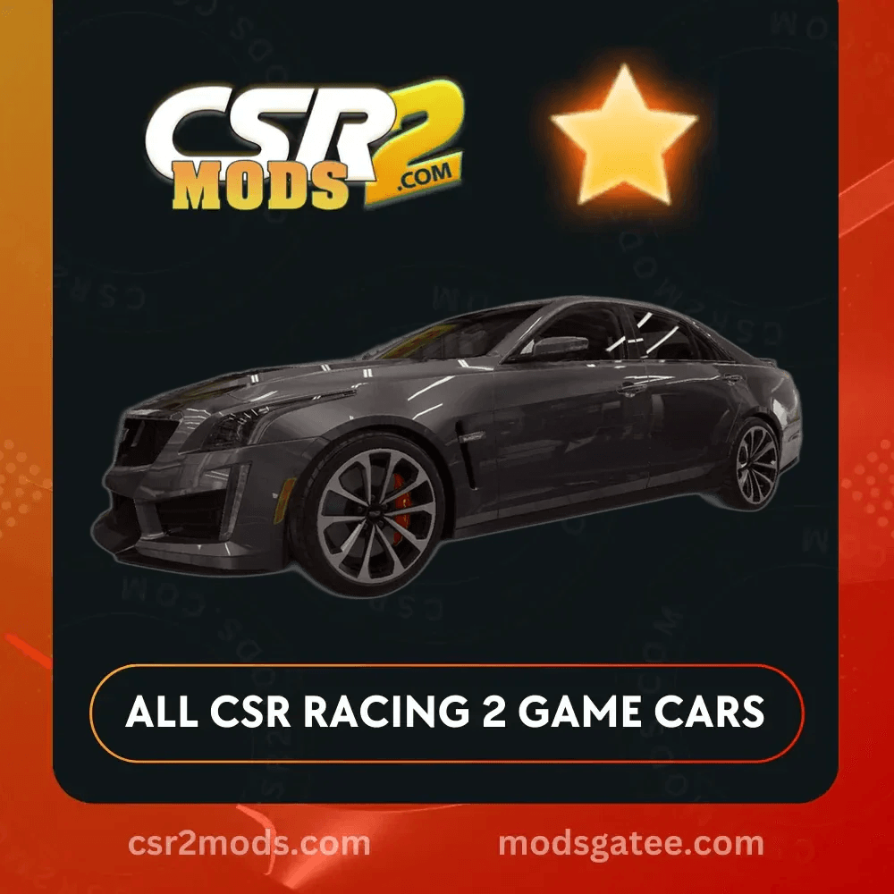 CSR2 Cadillac Cts V Gold Stars Car | CSR2 MODS