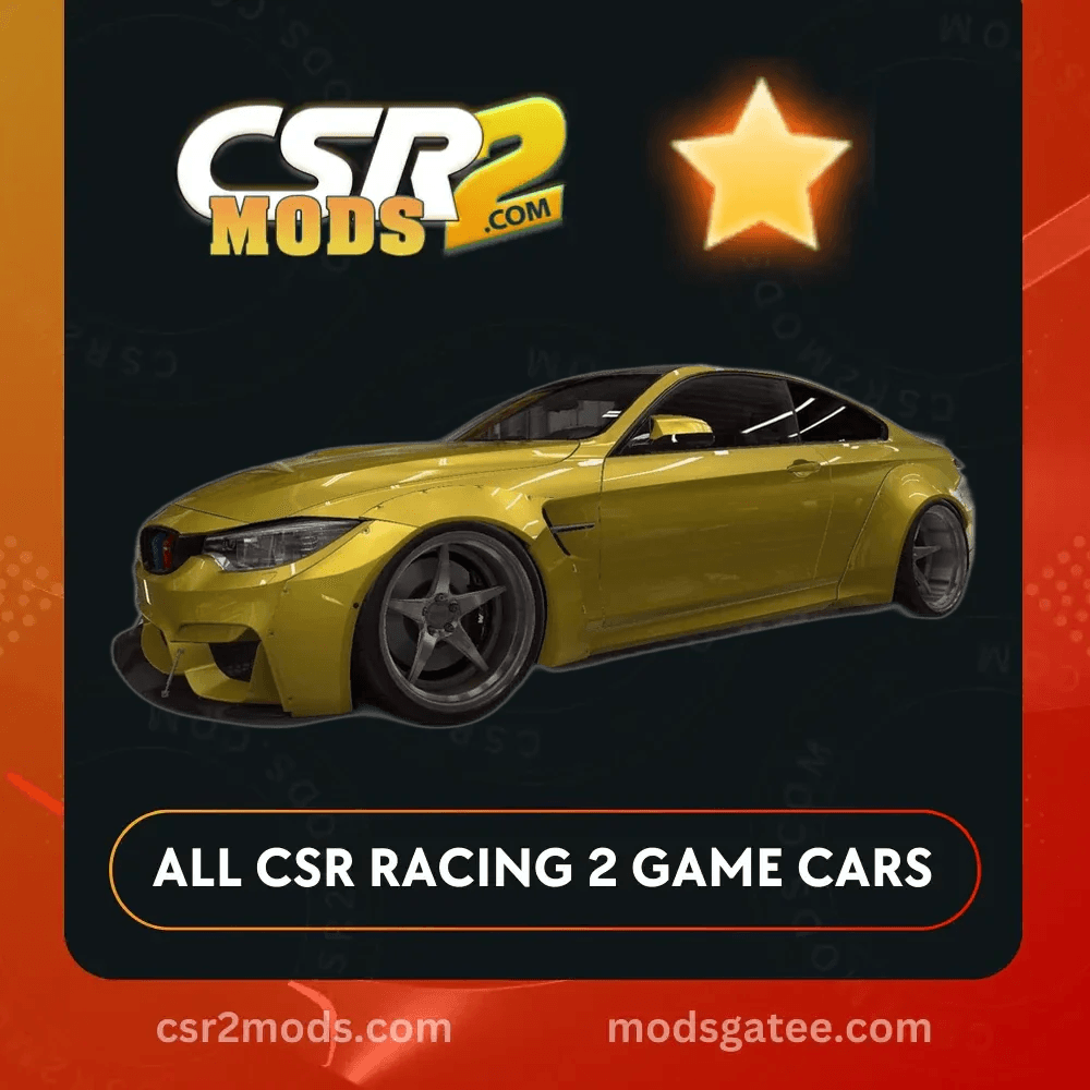 CSR2 BMW M4 Coupe Gold Stars CSR2 Car