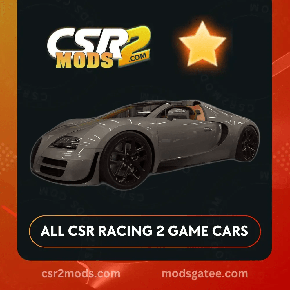 CSR2 Bugatti Veyron Grand Sport Vitesse Gold Stars Car | CSR2 MODS