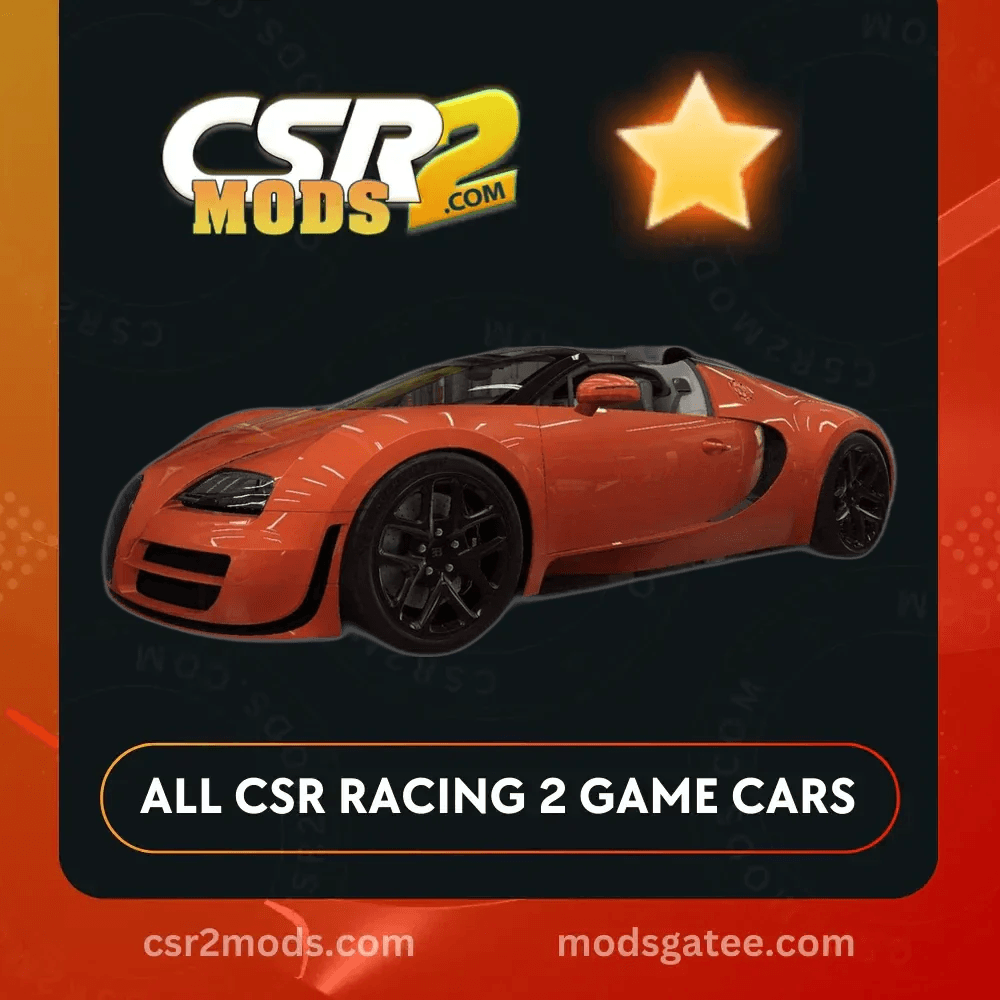 CSR2 Bugatti Veyron Grand Sport Vitesse Gold Stars Car | CSR2 MODS