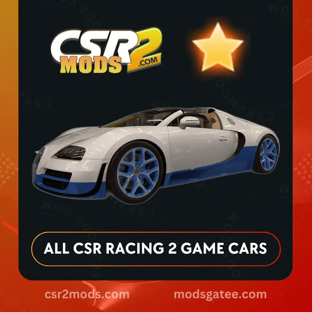 CSR2 Bugatti Veyron Grand Sport Vitesse Gold Stars Car | CSR2 MODS