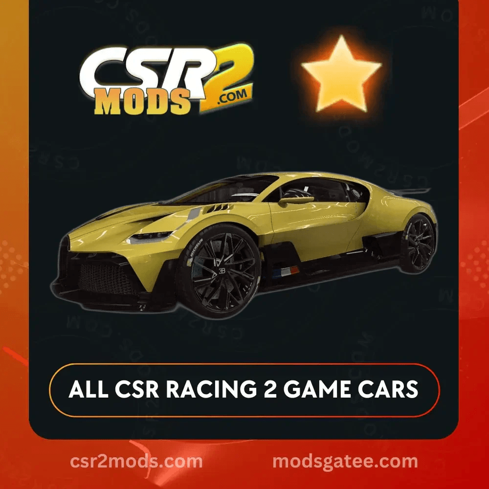 CSR2 Bugatti Divo Gold Stars Car | CSR2 MODS