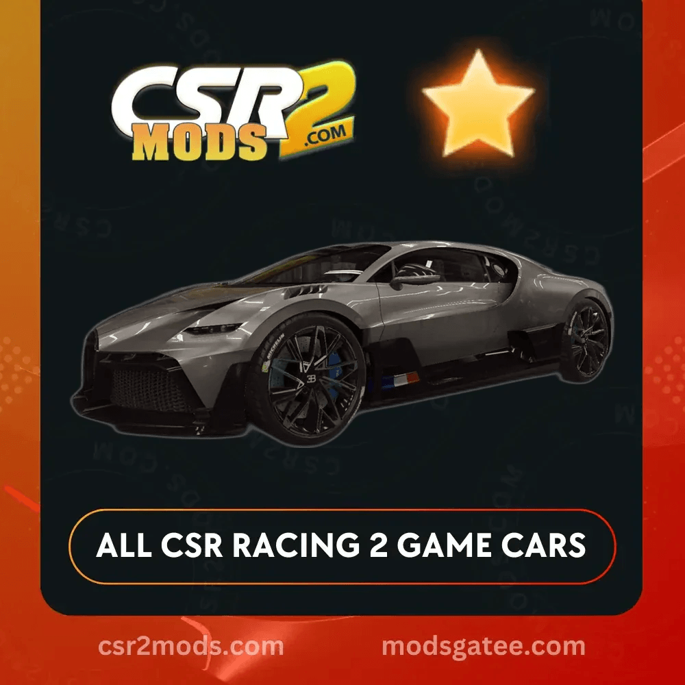 CSR2 Bugatti Divo Gold Stars Car | CSR2 MODS