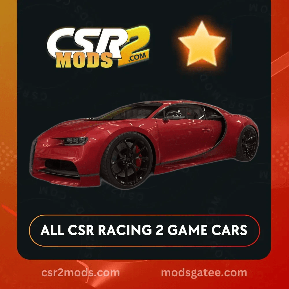 CSR2 Bugatti Chiron Gold Stars Car | CSR2 MODS