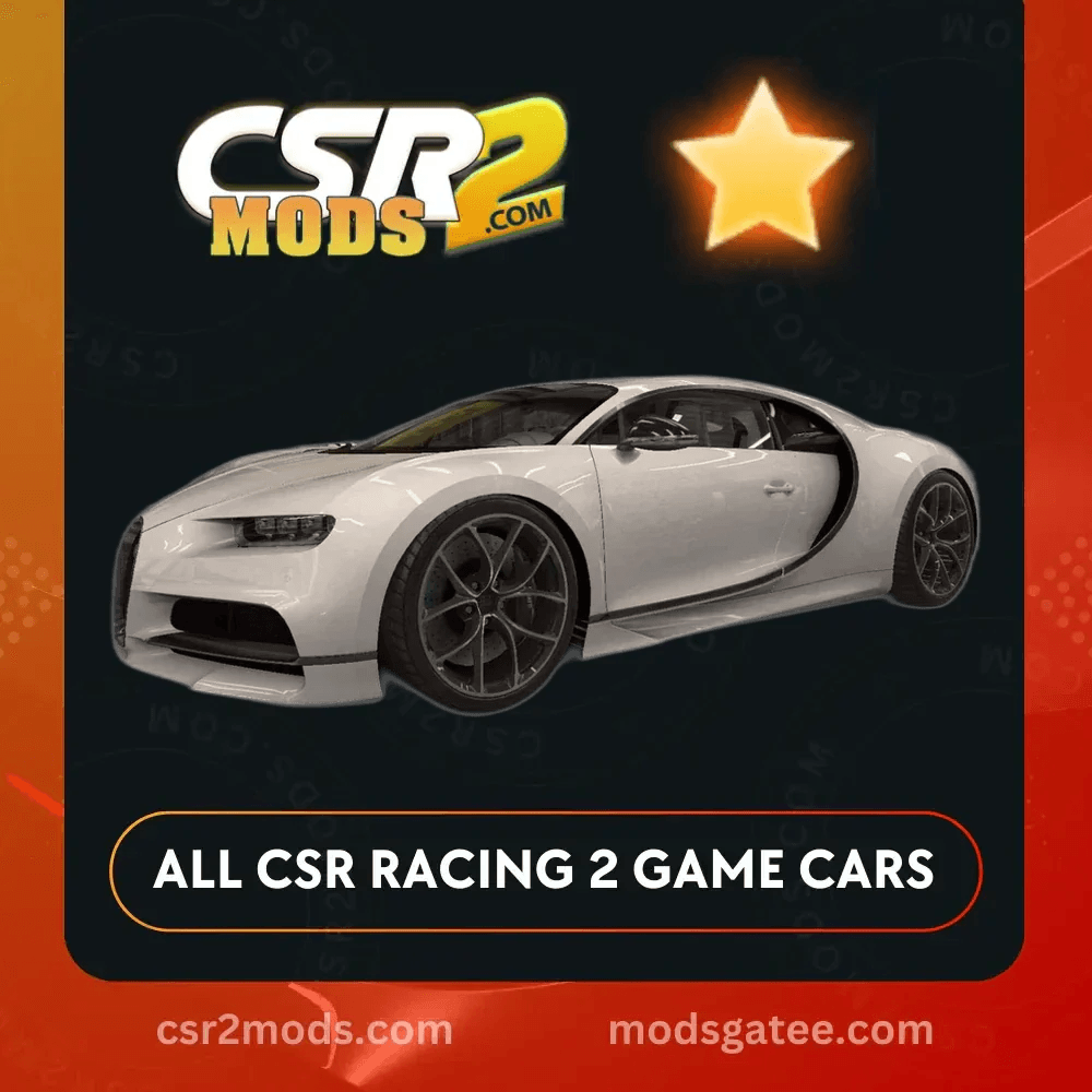 CSR2 Bugatti Chiron Gold Stars Car | CSR2 MODS
