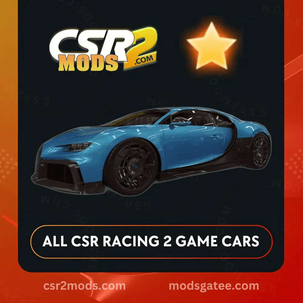 CSR2 Bugatti Chiron Pur Sport Gold Stars CSR2 Car