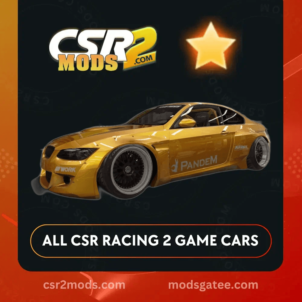 CSR2 BMW Rb M3 E92 Gts Gold Stars Car | CSR2 MODS