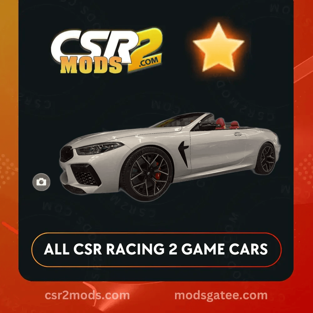 CSR2 BMW M8 Competition Convertible Gold Stars Car | CSR2 MODS