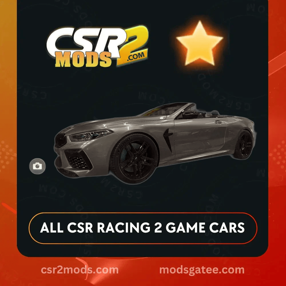 CSR2 BMW M8 Competition Convertible Gold Stars Car | CSR2 MODS
