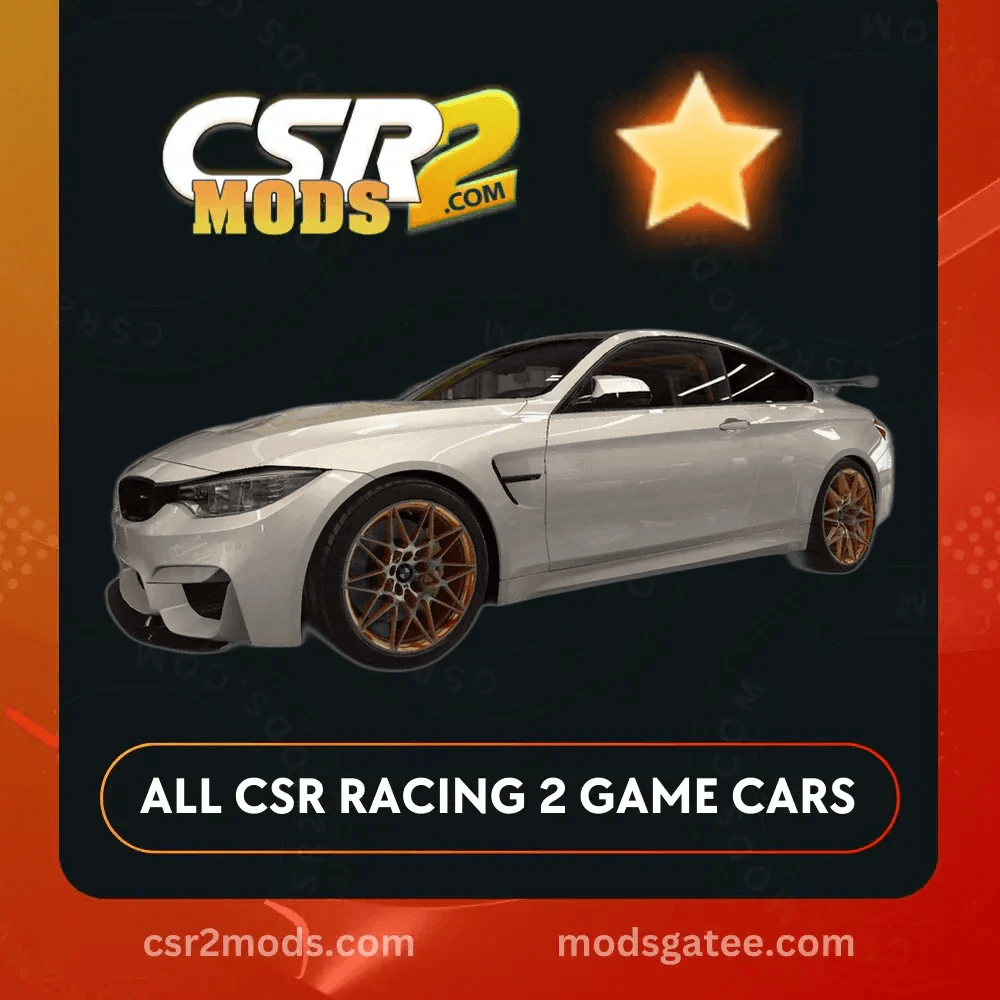 CSR2 BMW M4 Gts Gold Stars Car | CSR2 MODS
