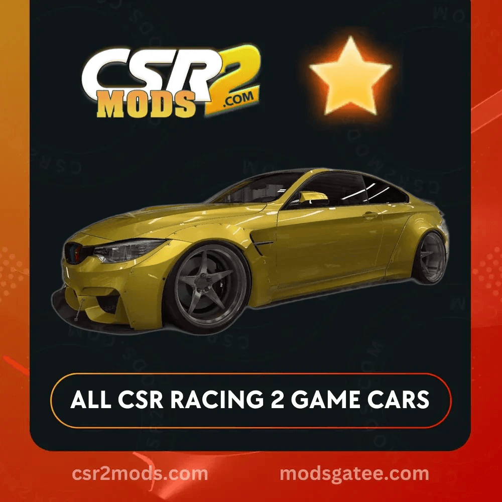 CSR2 BMW LB M4 Coupe Gold Stars Car | CSR2 MODS