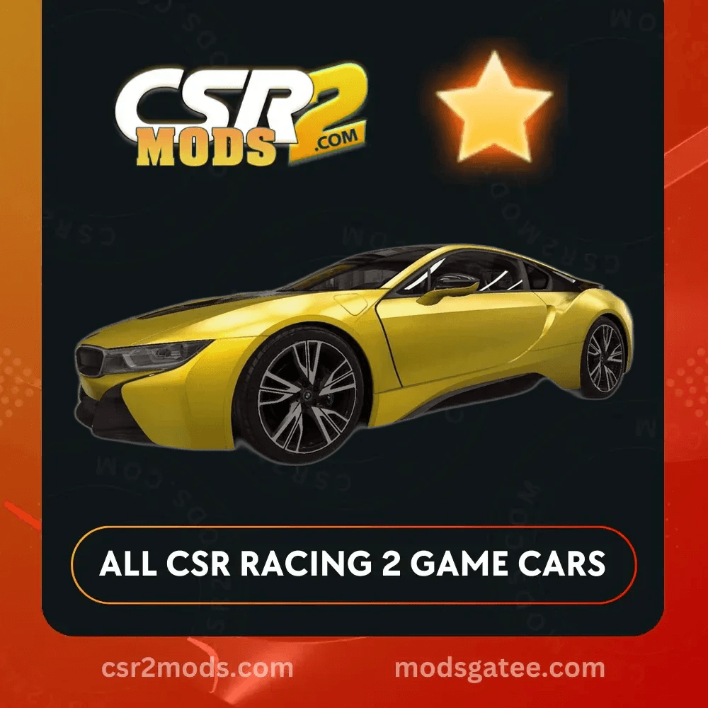 CSR2 BMW I8 Gold Stars Car | CSR2 MODS