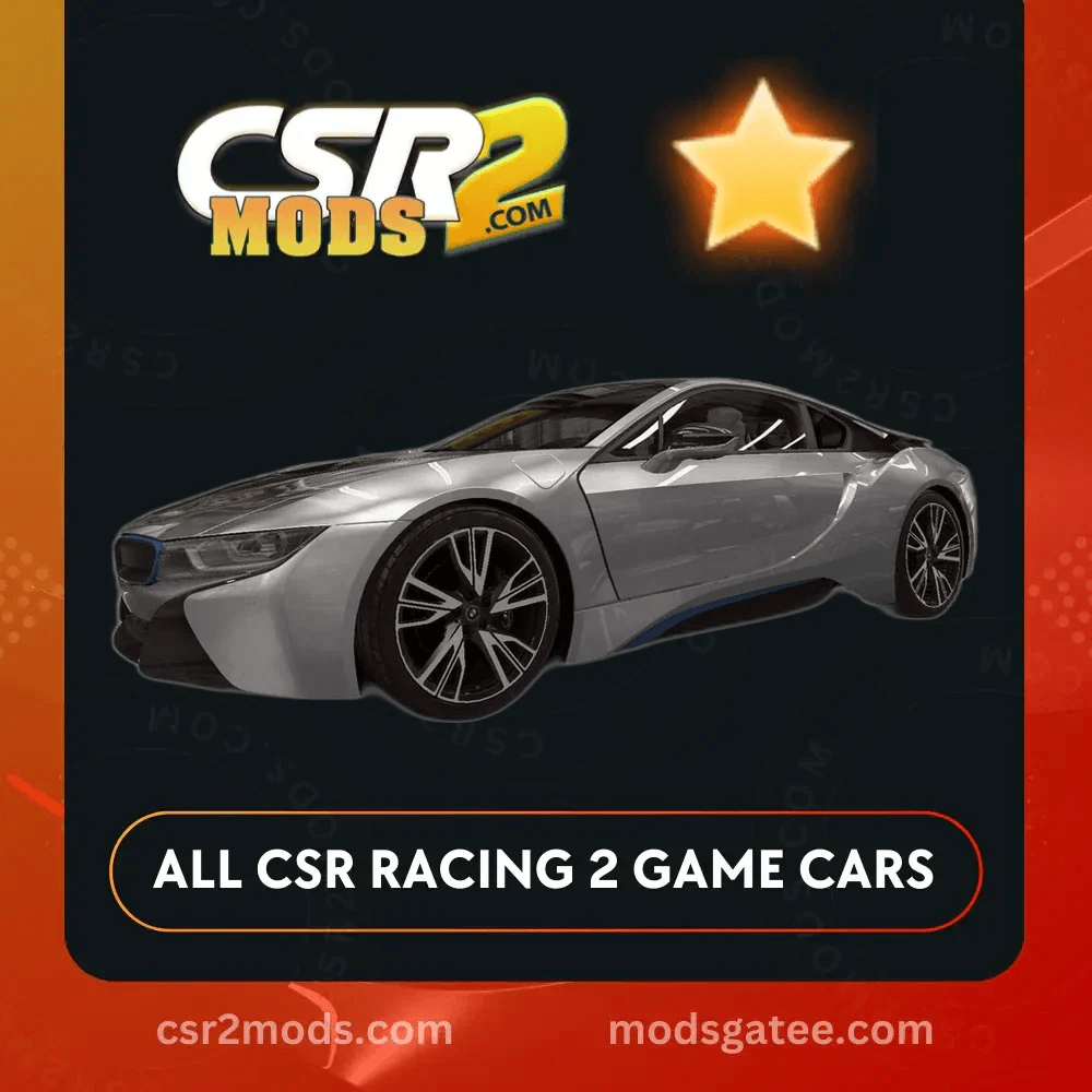 CSR2 BMW I8 Gold Stars Car | CSR2 MODS